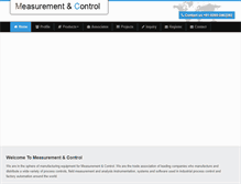 Tablet Screenshot of measurement-control.com